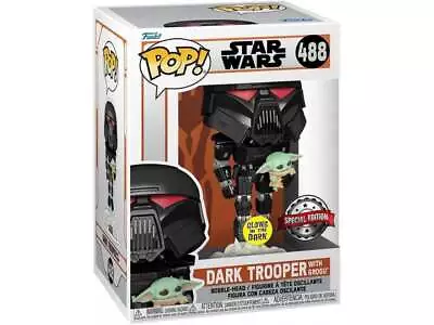 Buy  Funko Pop! Star Wars: Mandalorian - Dark Trooper With Child • 7£