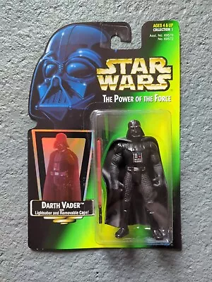 Buy Kenner Star Wars Power Of The Force Darth Vader With Lightsaber And Cape • 11.99£
