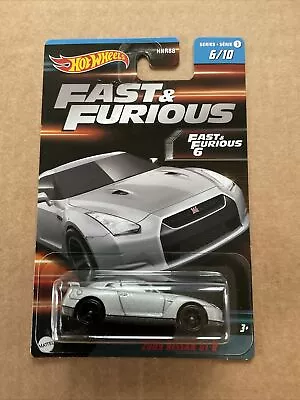 Buy Nissan GTR R35 Silver Fast And Furious 6 Hot Wheels 6/10 • 9.99£