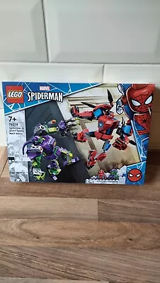 Buy Lego 76219  Spider-Man & Green Goblin Mech Battle New Sealed Retired A3 • 28.99£