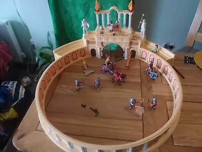 Buy Playmobil HUGE 4270 Roman Arena Colosseum  Extras Figures, And Weapons. • 85£