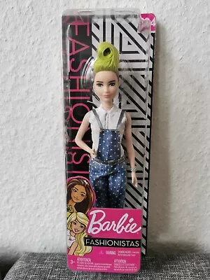Buy 2018 Barbie Fashionistas #124 FBR37 FXL75 Small Punk Yellow Green Hair • 12.65£
