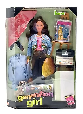 Buy 1998 Generation Girl Barbie Doll Portrait Painter Lara / Mattel 20968, NrfB • 90.95£