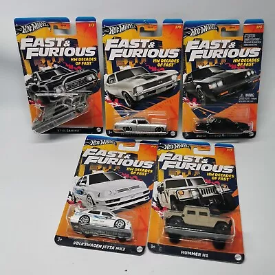 Buy Fast And Furious - Assorted Range - Pick And Choose - Hot Wheels Diecast 1:64 • 11.99£