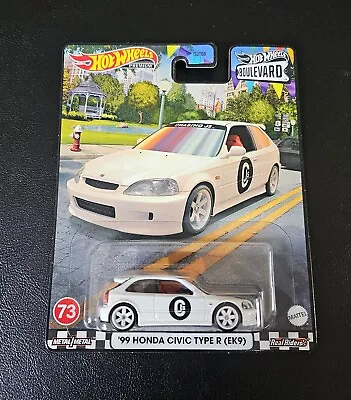 Buy Hotwheels Premium Boulevard 90 Honda Civic Type R Ek9 • 15£