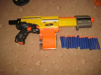 Buy Nerf  N-Strike Alpha Trooper CS 18  With  15 Sponge Ammo, Bullets.. Working • 10£