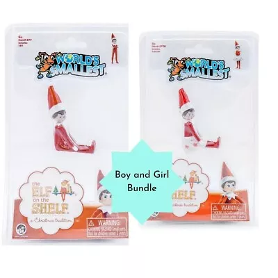 Buy Worlds Smallest® - The Elf On The Shelf® Boy & Girl ,Light Or Dark Tone • 9.99£