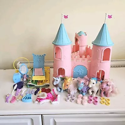 Buy Vintage 1980s My Little Pony Lot - Assorted Figures With Castle • 25£