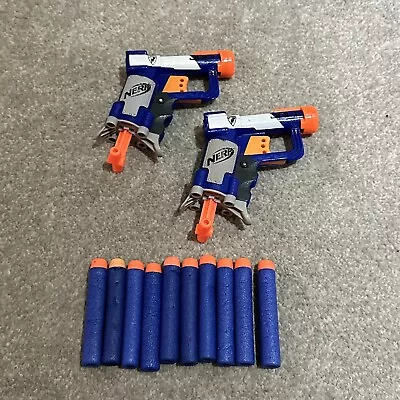 Buy Nerf Jolt N-Strike Elite Blaster X 2 Plus 10 Darts Bundle Blue  • 12£