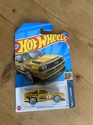 Buy Hot Wheels '84 Audi Sport Quattro - 180/250 - Brand New  • 2.99£