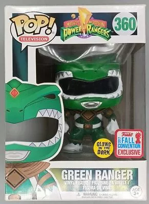 Buy #360 Green Ranger Glow Power Rangers 2017 Con Damaged Box Funko POP & Protector • 54.99£