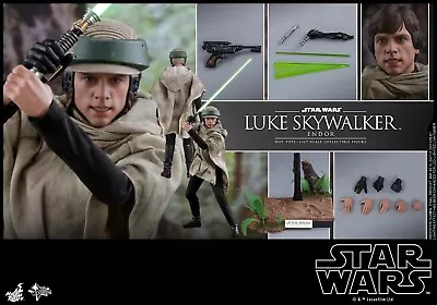 Buy Hot Toys Endor Luke Skywalker Figure Deluxe MMS516 • 350£
