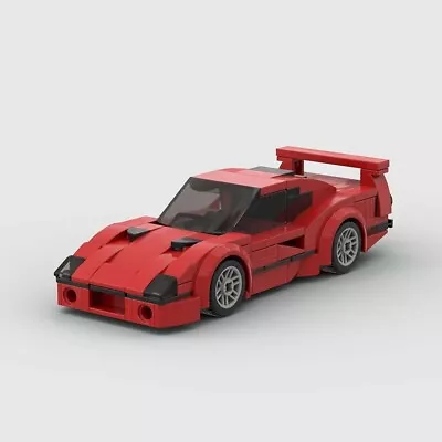 Buy Ferrari F40 Building Block Bricks MOC - UK Stock - New ✅ - Not Lego 75890 • 22.99£