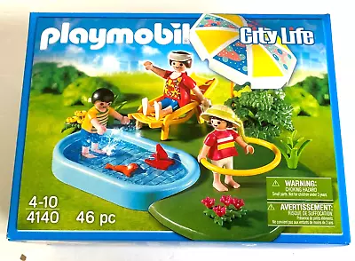 Buy Playmobil 4140 Wading Pool City Life Paddling Pool Garden Playset 4 - 10yrs *new • 9.99£
