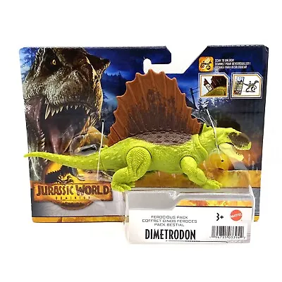Buy Jurassic World Dominion Dimetrodon Ferocious Pack Action Figure Lot 3+ NEW MIB • 15.16£