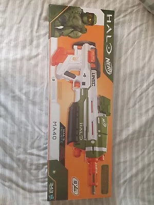 Buy Nerf Gun Halo Infinite MA40  BRAND NEW UNOPENED  Motorised Blaster Toy Gun • 120£