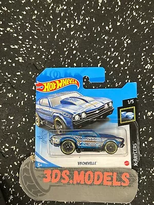 Buy GM CHEVELLE 69 BLUE Hot Wheels 1:64 **COMBINE POSTAGE** • 2.95£