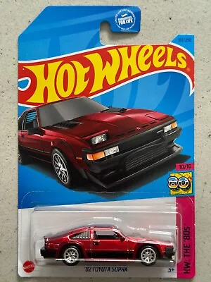 Buy 2021 Hot Wheels 82 TOYOTA SUPRA STH The 80s Super Treasure Hunt With Protector • 109.99£