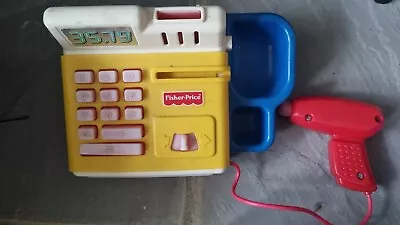 Buy Fisher Price Vintage 1980 RARE Plastic Cash Register Till, Coin And Credit Card • 15£