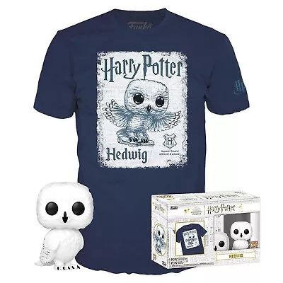 Buy Harry Potter Hedwig Figure Medium T-Shirt Funko And Pop Tee • 40.46£