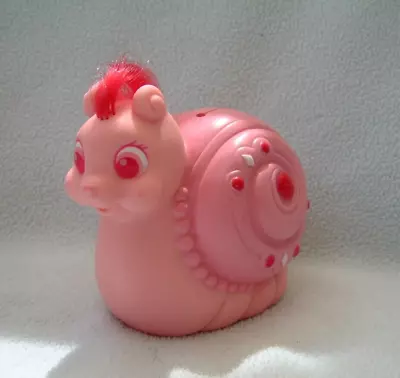 Buy Vintage Tonka Keypers 1980s PEARL Pink Baby Snail Coin Bank - S1 • 9.99£