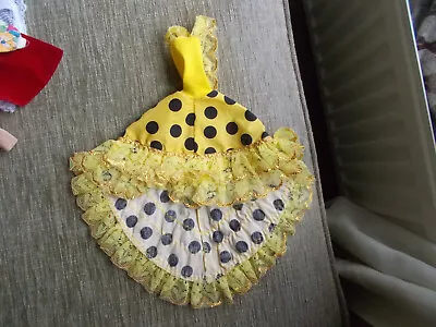 Buy Barbie/ Sindy Size Yellow Polka Dot & Lace Dancing Dress**free P&p** • 6.99£