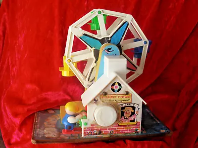 Buy Vintage Fisher Price Ferris Wheel 1 Figure Good Cond Musical Toy Rare Wind Up • 14.99£
