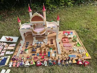 Buy PLAYMOBIL RARE Princess Magical 4250 Castle & 25+ Figs HUGE Mixed Spares Bundle • 34.80£