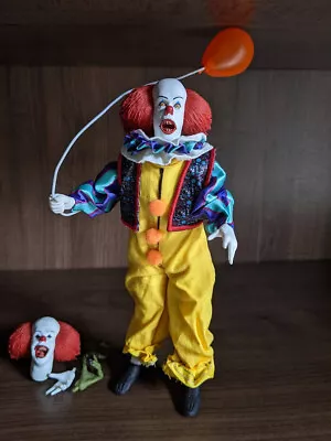 Buy Neca It 1990 Pennywise Clown 8  Clothed Action Figure Complete • 50£
