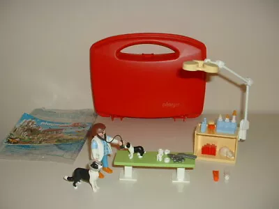 Buy Playmobil City Life - Pet Care Center - Vet Clinic Set 5653 + Carry Case NEW • 6.50£