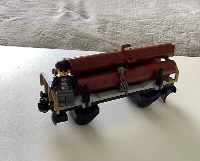 Buy Lego Train City Cargo Logs Tree Trunk Wood Timber Wagon From 60198 • 19.95£