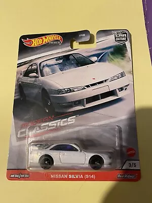 Buy Hot Wheels Nissan Silvia (S14), Real Riders, Modern Classics, Premium, White,MOC • 12.09£