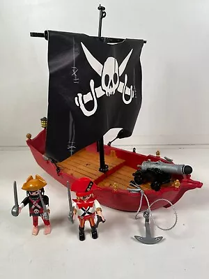 Buy Playmobil 5298 Pirates Ship Skull And Bones Corsair • 15£