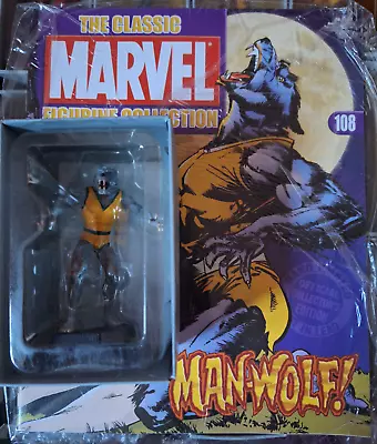 Buy Eaglemoss Classic Marvel Figurine Collection Man-Wolf + Magazine • 4£