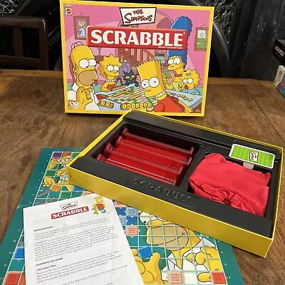 Buy The Simpsons Scrabble Family Fun Board Game 2005 By Mattel Fully Complete • 10.31£