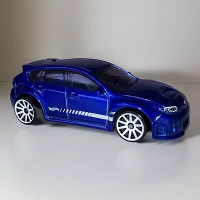 Buy HOTWHEELS SUBARU WRX STi BLUE WHITE 10 SPOKE WHEELS 1:64 NEW LOOSE JUST OFF CARD • 4.75£