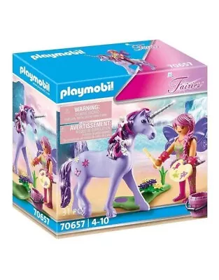 Buy PLAYMOBIL Fairies Unicorn With Fairies Decorative 70657 • 12£