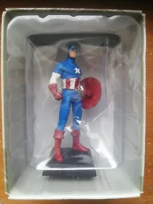 Buy Captain America Eaglemoss 2018 Figure Marvel AAM4251 Very Good With Box Fast • 6.92£