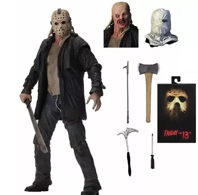 Buy NECA Friday The 13th Ultimate Jason Voorhees 7  PVC Action Figure Model Toy Gift • 23.99£