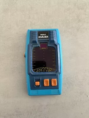 Buy Bandai Electronics MISSILE INVADER  1980's Handheld Space  Game Vintage • 30£