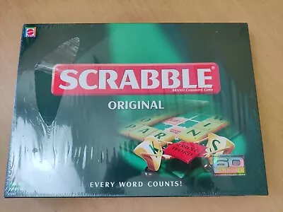 Buy Scrabble Original Board Game - Mattel 2003 - New & Sealed • 15£