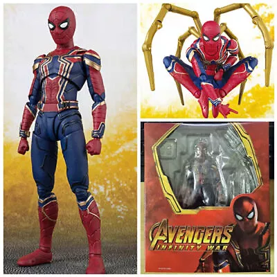 Buy Avengers 3 Infinity War Spiderman Action Figure S.H. Figuarts Iron Spider Gift • 23.69£