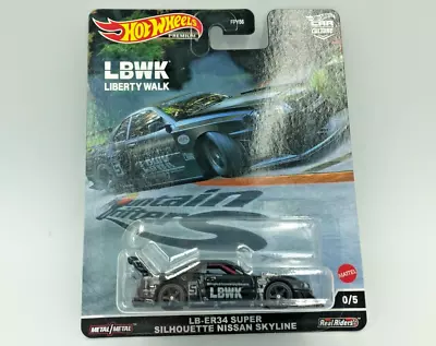 Buy Hot Wheels LB-ER34 Super Silhouette Nissan Skyline Liberty Walk CHASE Premium • 300£