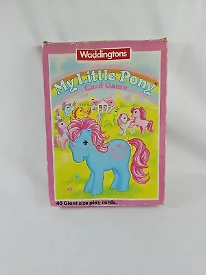 Buy Vintage My Little Pony Waddingtons Card Game Complete 80s Toy / Game Pony Merch • 24.99£