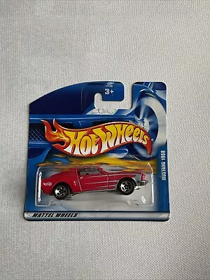 Buy Ford Mustang 1968 Red - Blue Short Card 126 Hot Wheels Rare • 7.99£