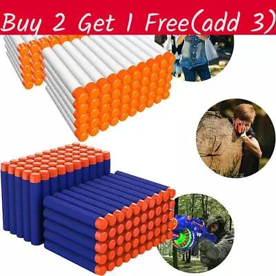 Buy SG Toys Soft Foam Bullets. 1 To 1200. Fits Nerf Darts Guns. N-Strike Elite Etc • 21.35£