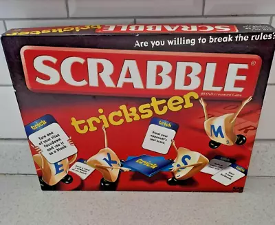 Buy Scrabble Trickster Word Board Game 100% Complete Mattel 10 Years+ • 4.99£