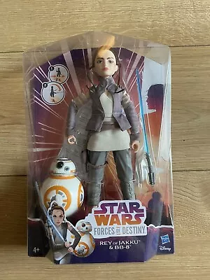 Buy Star Wars Forces Of Destiny Rey Of Jakku And BB-8 MIB Brand New!! • 15£