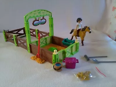 Buy PLAYMOBIL 9478 Dreamworks Spirit Riding Free Lucky And Spirit With Horse Stall • 9.99£