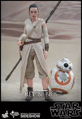 Buy Hot Toys Rey & BB-8 MMS337 Star Wars The Force Awakens Skywalker 1/6 • 203.21£